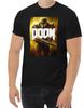 Новая Ретро Видеоигра Doom Мужская Футболка S-3XL Разные Цвета