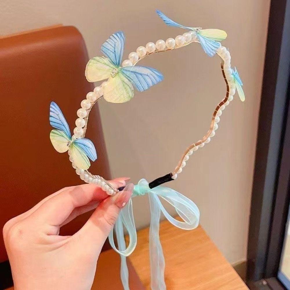 Styling Ribbon Hairband Elegant Hair Hoop Fashion Flower Hair Bands Girls Hair Accessories