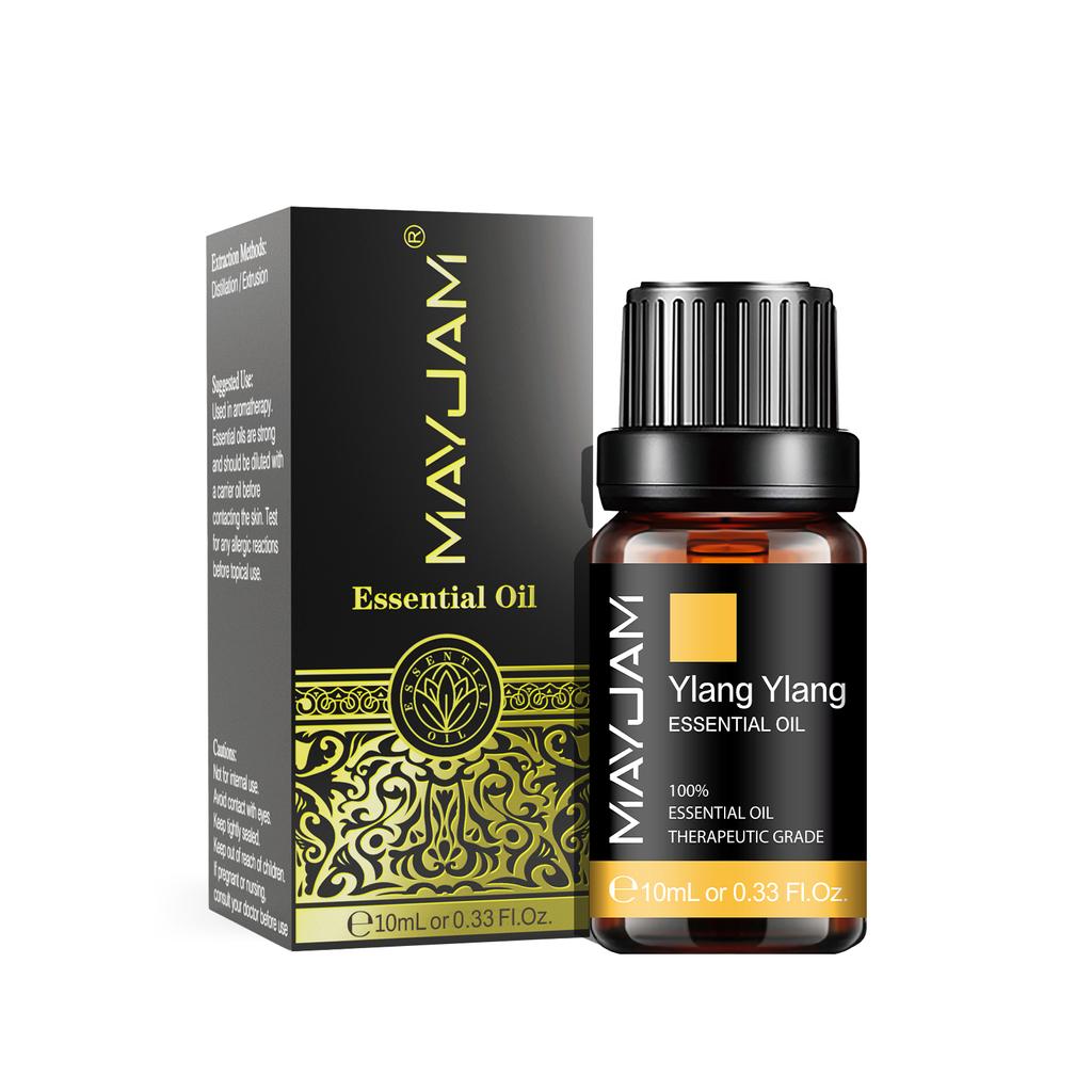 MAYJAM 10ML Eucalyptus Vanilla Essential Oils for Aromatherapy Air Fresh Diffuser Spa Massage Skin Care Lavender Jasmine Rose Aroma Oils