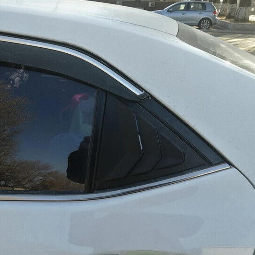 Для Toyota Corolla 2014 2015 2016 2017 2018 Автомобильные задние жалюзи на окно Боковая крышка-жалюзи Накладка Стикер Вентиляционное отверстие Ковш Углеродное волокно Авто