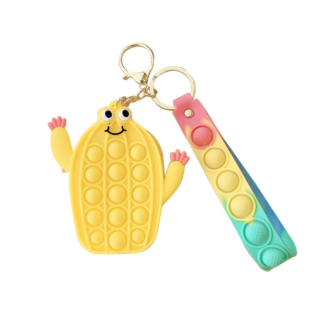 Push Bubble сенсорные игрушки кошелек детская сумка силиконовый кошелек для монет