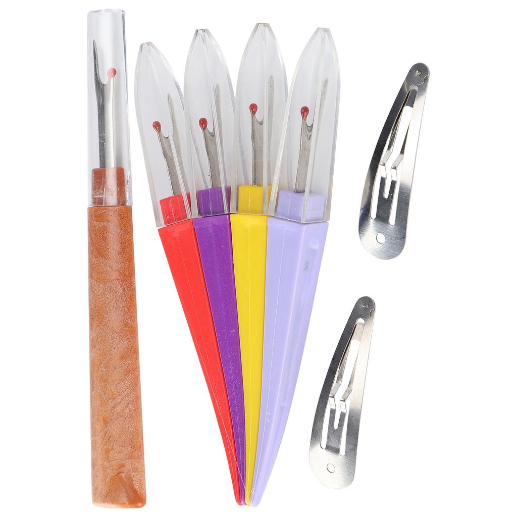 Sewing Seam Ripper Kit Plastic Stainless Steel Handy Stitch Tools for Opening Removing Threads