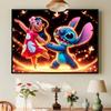 DIY Diamond Painting Lilo & Stitch Cross Stitch Kit Mosaic Art Diamond Painting Full Circle Diamond Home Decoration