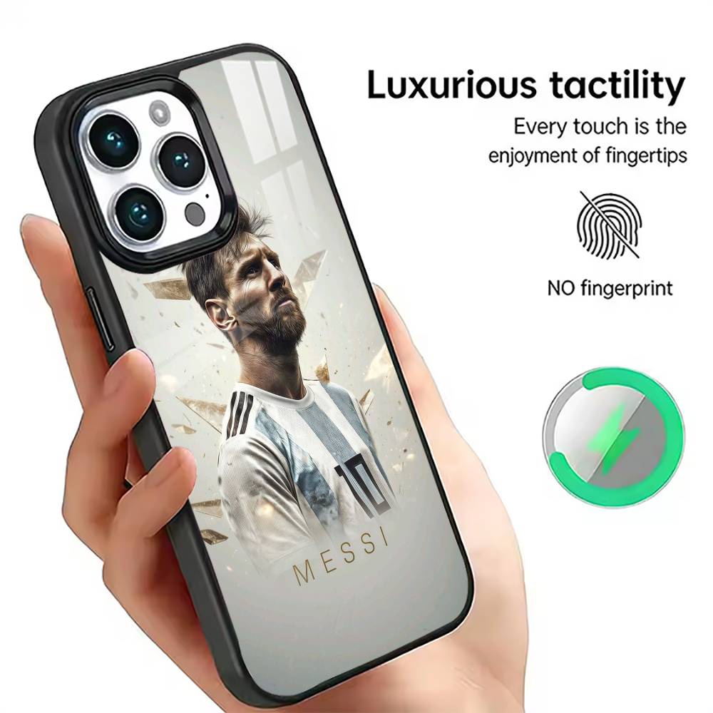 Крутой чехол для телефона с номером 10 для футболиста для iPhone17,16,15,14,13,12,11 Plus,Pro Магнитный с беспроводной зарядкой Magsafe