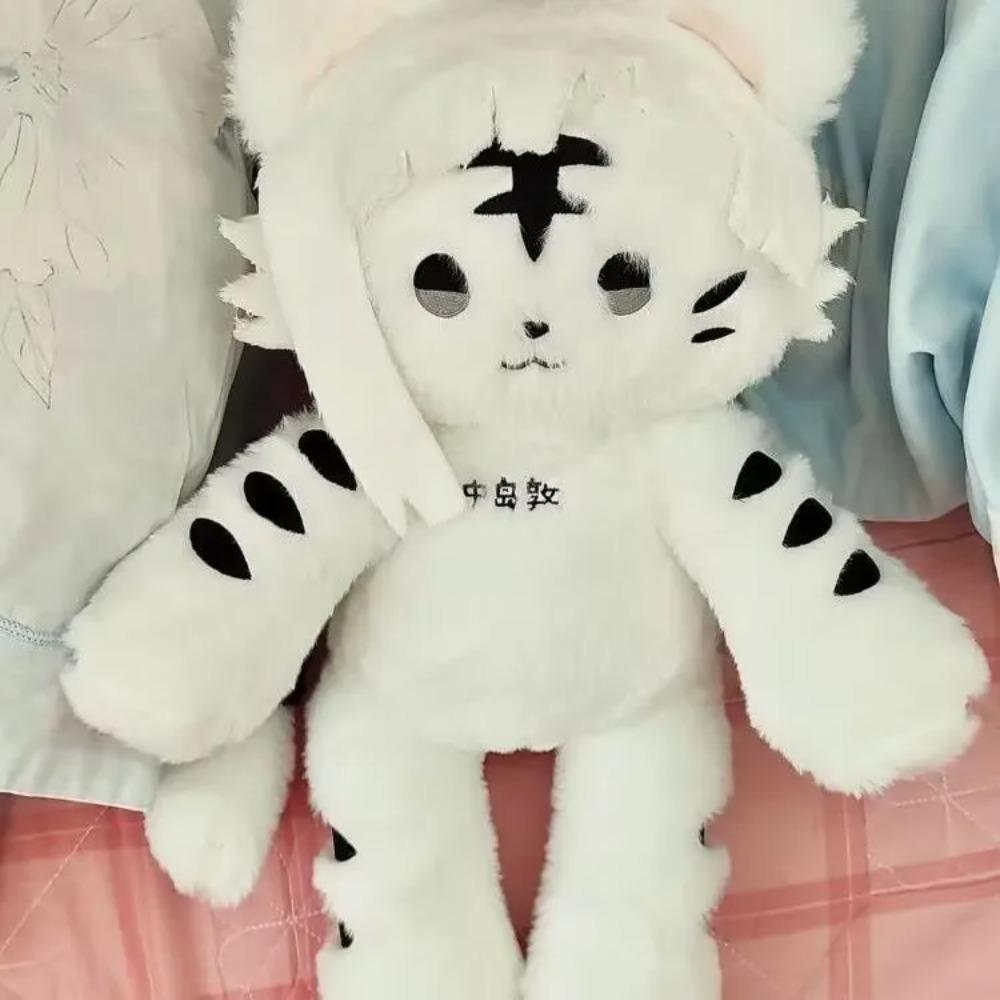40-сантиметровая хлопковая кукла с атрибутами «Bungo Stray Dogs» и «Ацуси Накадзима Лунный зверь» милая и очаровательная в качестве подарка