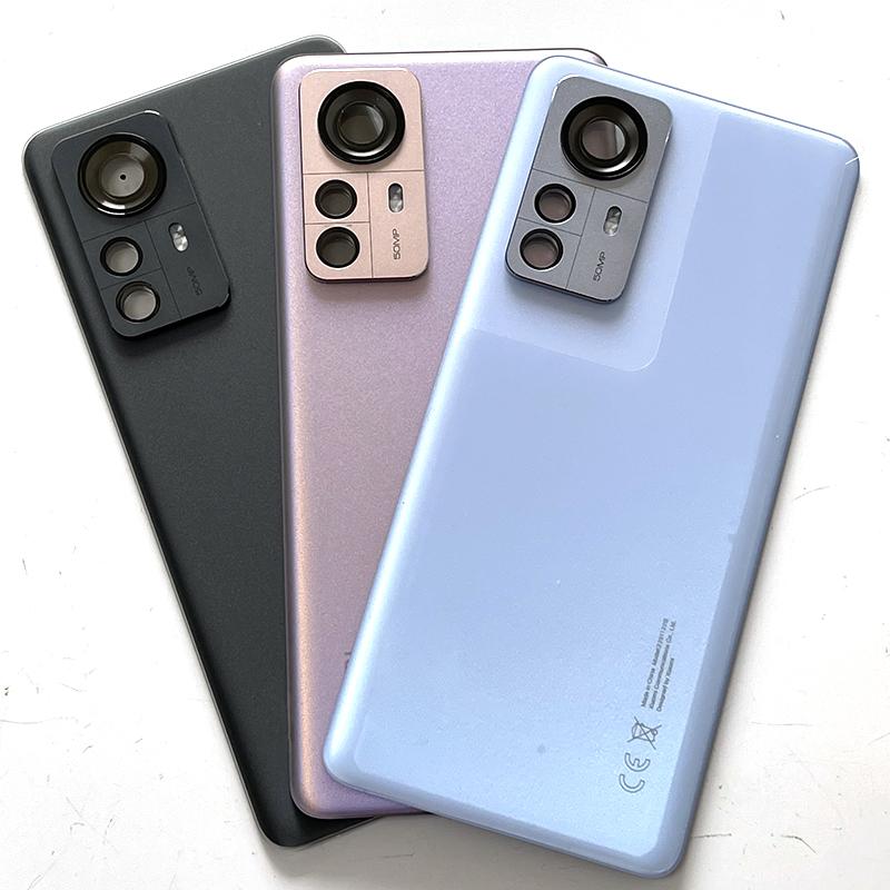 Для Xiaomi Mi 12 Pro задняя батарея + рамка камеры + объектив для Xiaomi 12 Pro Mi12 Pro корпус клейкий