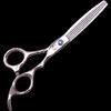 Haircut Scissors Professional Hairdressing Scissors Set Hairdresser Practice Cutting Hair Flat Cutting Tooth Scissors