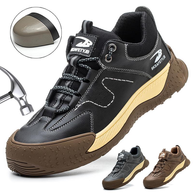 Мужская и женская защитная обувь. Рабочая обувь со стальным носком. Противопрокольные кроссовки. Мужская защитная обувь для промышленных работ. Дышащая защитная рабочая обувь с защитой от повреждений.