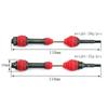 4 Pcs Rr Drive Shaft Steel Driveshaft CVD Replacement for   Slash Rustler Hoss   VXL 4X4 1/10 Remote control Car