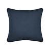 Coussin en gaze de coton 45 x 45 cm Pop color bleu marine
