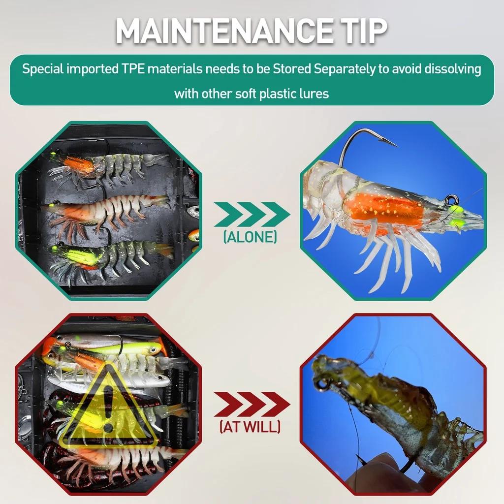 Креветки 3шт мягкие силиконовые приманки имитация креветок рыболовная наживка для ловли на крючок для пресной и соленой воды для ловли окуня форелевые снасти