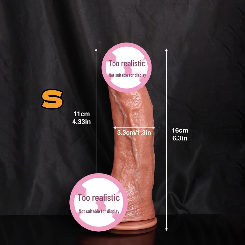 Силиконовая Присоска Имитация Пениса для Женской Мастурбации