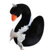 Adorable White And Black Plush Swan Stuffed Animal Doll For Home Decoration And Gift Giving