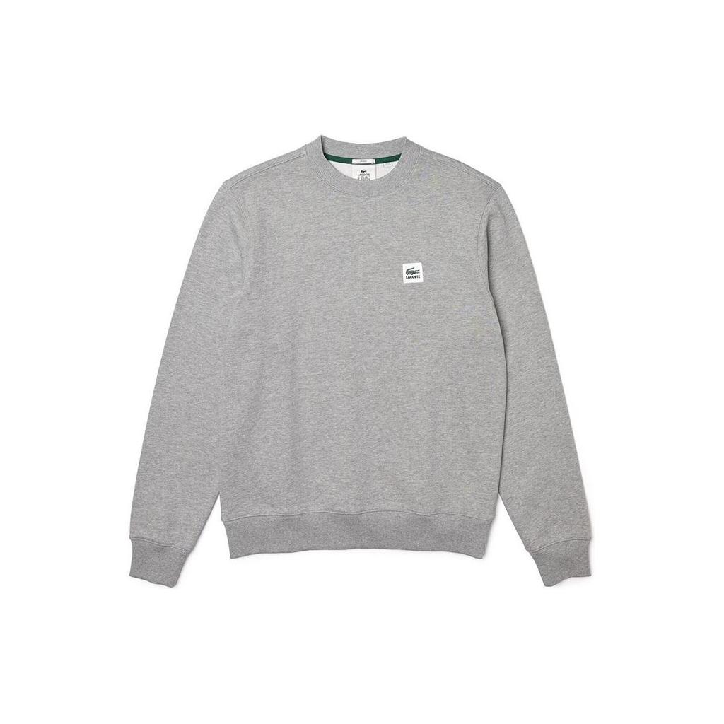 Lacoste Толстовки Мужские Серые С Круглым Вырезом Умеренный Обычный SH9182-4JV
