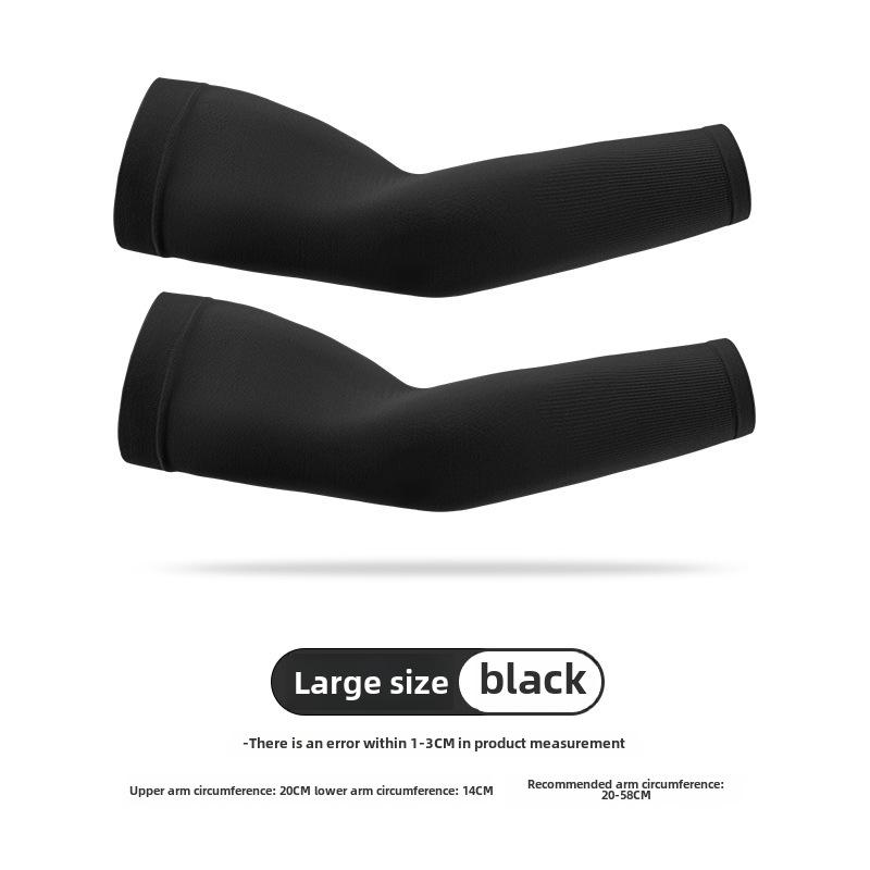 Солнцезащитные рукава Ice Silk для мужчин и женщин: Дышащие, удобные летние нарукавники для езды на велосипеде и занятий спортом на открытом воздухе - HB04.