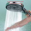 Handheld Water-saving Sprinkler 3 Modes Adjustable Shower Spray Nozzle  Bathroom Accessories