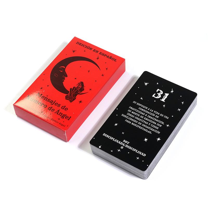 Испанский ангел число послания карты таро гадание 44 оракула карты судьба гадание колода таро семейная вечеринка настольная игра