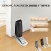 1Pc Non-Punch Door Stopper Automatic Floor Floor DoorStop Furniture Fittings Black Grey Stopper For Door Windproof