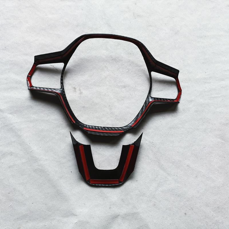 For Honda CR V CRV 6 2025 2024 2025 Interior Accessories Car Steering Wheel Cover Trim Sticker Plastic Imitation Carbon Fiber