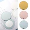 Round Makeup Mirror Pu Leather Pocket Mirror Portable Cosmetic Mirror