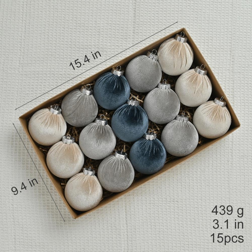 Фестиваль, вечеринка, бархатный шар, кулон, 15 шт., рождественский шар для украшения