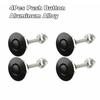 4x Car Push Button Quick Release Hood Bonnet Pin Lock Clip Bumper Latch Kit 30mm