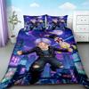 Пододеяльник Аниме Dragon Ball Комплект постельного белья Goku Чехол на одеяло Наволочка Двуспальный Queen King Размер Детская спальня Домашний текстиль
