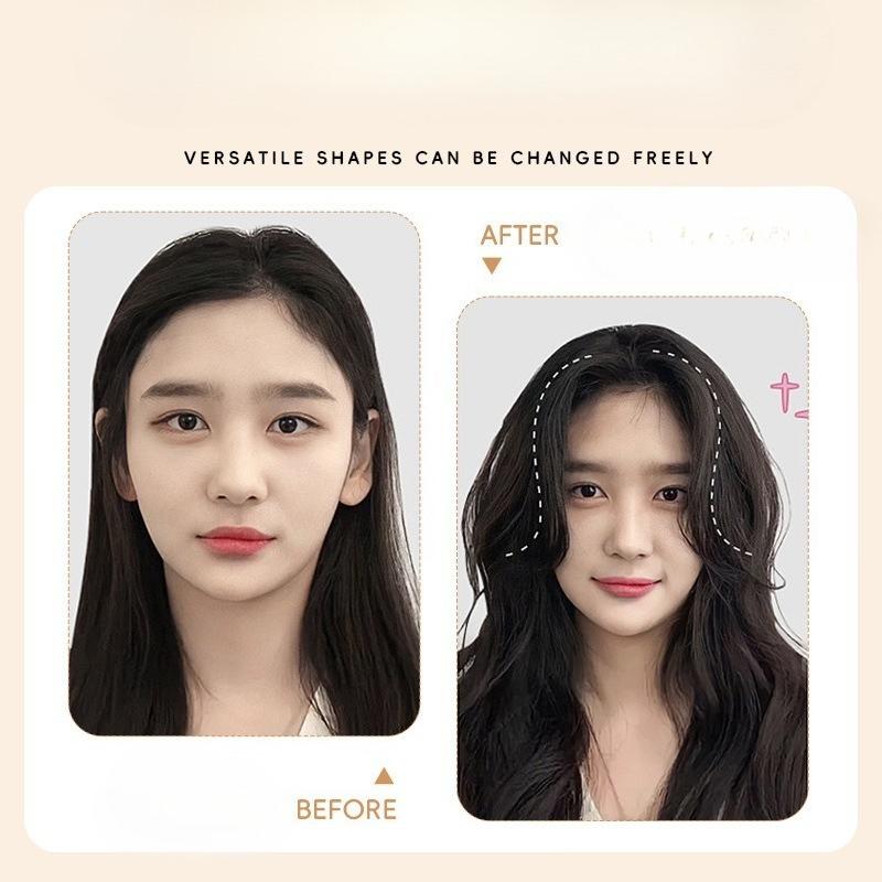 2Pcs Fluffy Bangs Roller Hair Root Fluffy Hair Clips Self-adhesive Seamless No Damage Head Top Styling Curling Barrel Roller