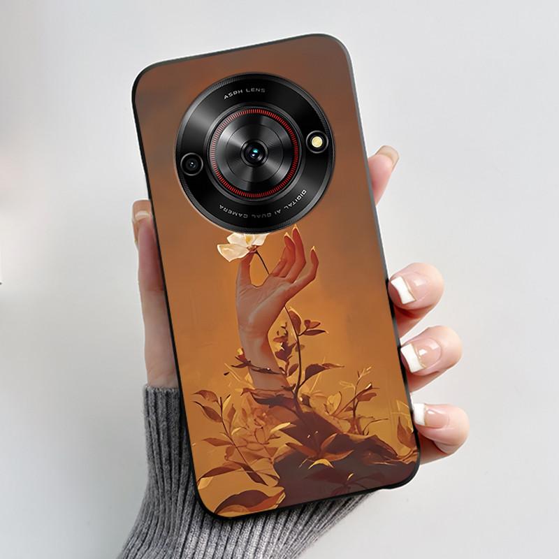 Чехол для телефона ZTE Blade A75 5G Z2357N Nubia Focus 5G Чехол Роскошный Дракон Милый Крутой Мальчики Девочки Черный Мягкий ТПУ Задняя Крышка