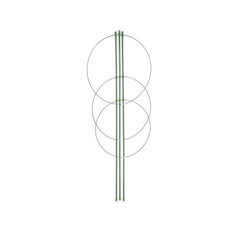 Metal Garden Ring Support for Plants, Flowers, Vegetables, 28x60cm
