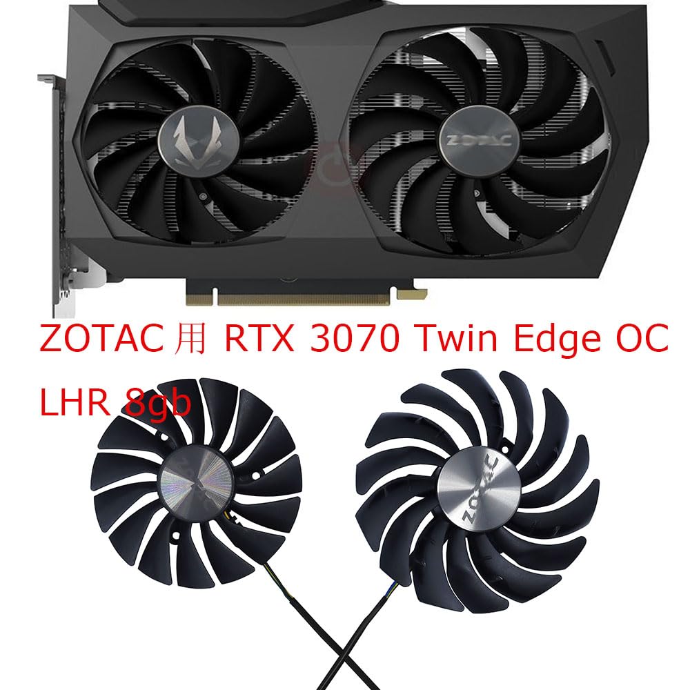 Общая замена DIY GPU охлаждения вентилятора платы вентилятора для ZOTAC GAMING RTX 3060Ti AMP 3070 White Edition заглушки кулера GAA8S2U кулер, GPU