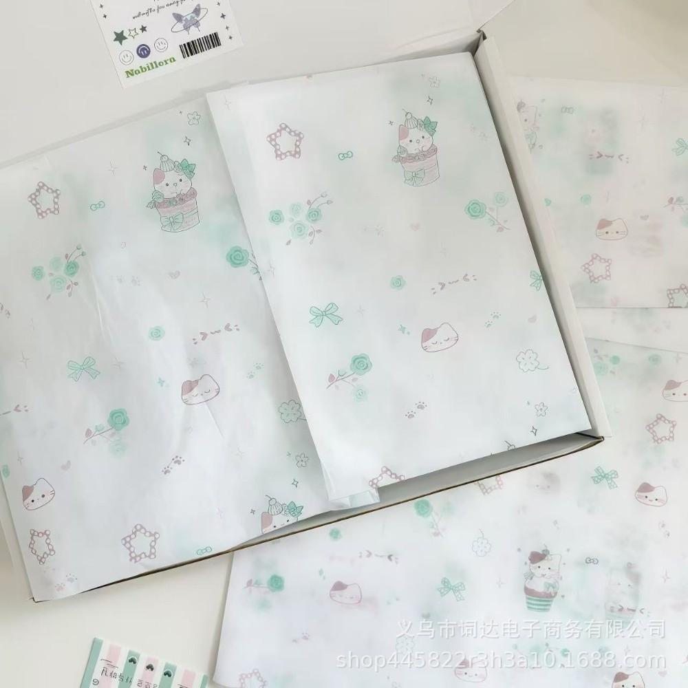 10PCS Hand-rubbed Bowknot Sydney Paper Bowknot Design Bouquet Flower Wrapping Paper  Festival Gift