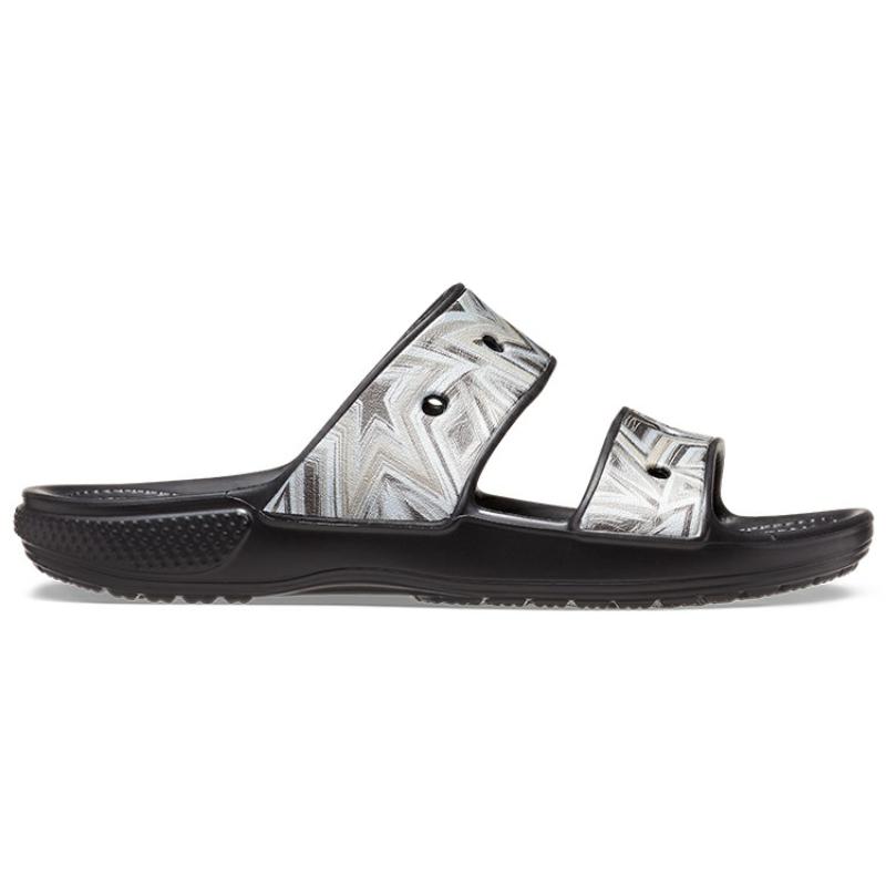 Crocs Слайды Тапочки Унисекс Диско Черный/Разноцветный