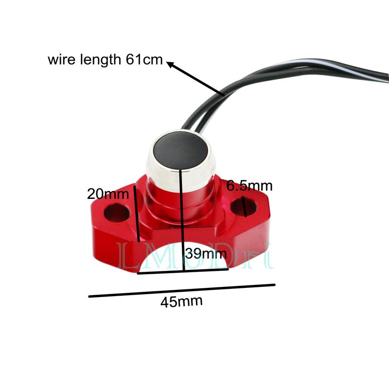 LMoDri переключатель для мотоцикла, кнопка самовозврата, крепление на руль, электрический пусковой сигнал, звуковой сигнал с ЧПУ