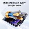 Кабель для передачи данных с двойным интерфейсом Type-C, быстрая зарядка, без запутывания, со смарт-чипом, высокоскоростной кабель для передачи данных для серии iPhone 15