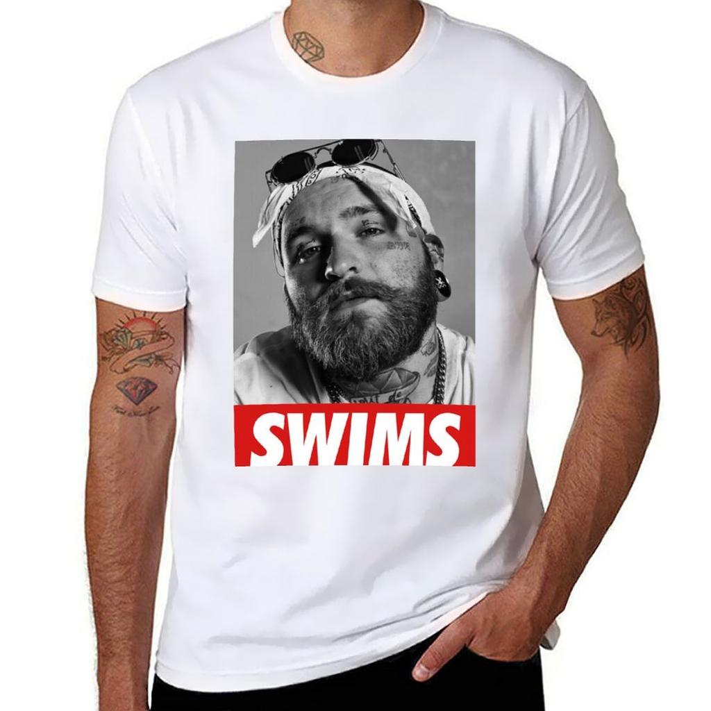 TEDDY SWIMS Футболка футболка мужская 100% хлопок люксовый бренд базовая футболка смешные футболки мужская футболка