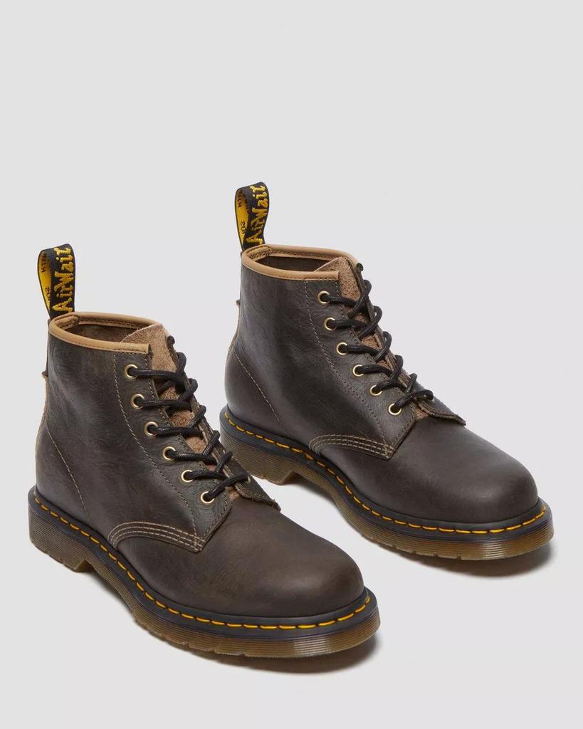 Boots Dr. Martens Brown 101 Long Napped Suede