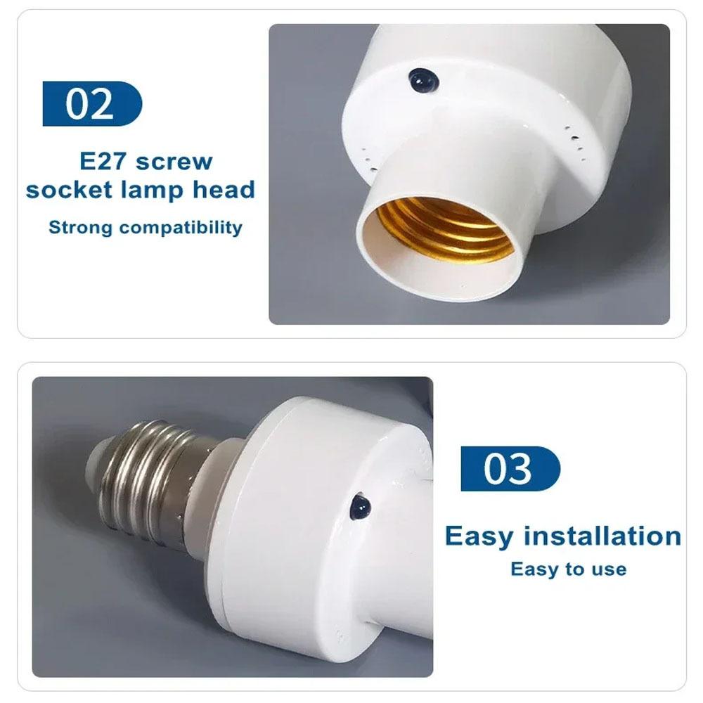 Патрон для лампы E26/E27 с инфракрасным пультом дистанционного управления и функцией таймера