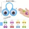 12pcs Interactive Wiggling Eyes,Big Eye Rings, Eyeball Finger Puppets,Enhance Imagination,Party Favors,for Christmas,Halloween