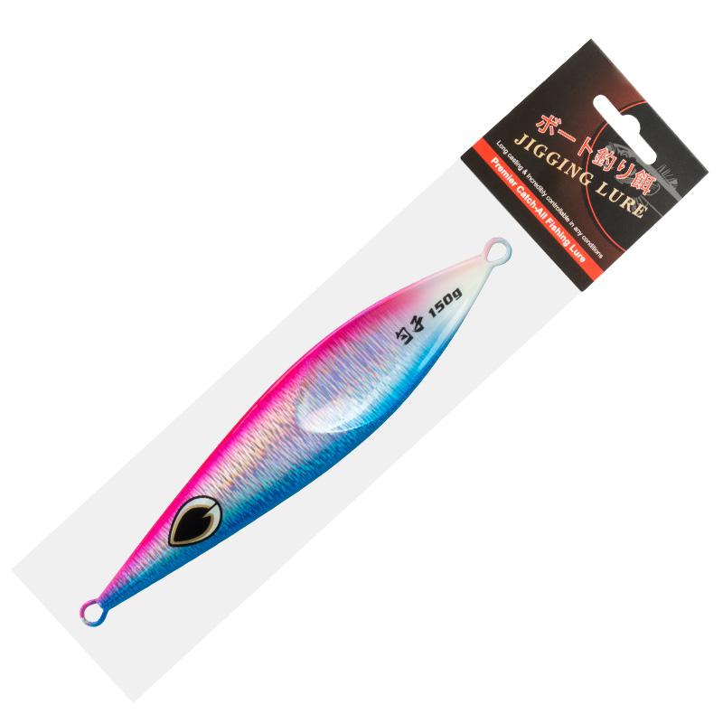 TEASER Fishing J125 Fishing Accessories Bait Saltwater 80g 100g 150g Luminous Vertical Slow Pitch Lead Fishing Lure Metal Jigs