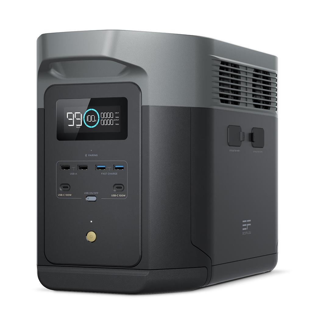 [Pre-Order] ECOFLOW DELTA 2 Max 2kWh Portable Power Station, LFP Battery, Up To 3100W Output[Import VAT and Customs Duty Included]