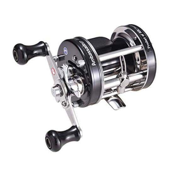 AbuGarcia Ambassador 6600CA Factory Tune Black Right Hand Clutch Type Double Hand Bass Snakehead Catfish Top Water Round Reel (Посол)