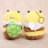 Cute Honey Bee Plush Doll Pendant for Couples Soft Stuffed Animal Keychain Funny Birthday