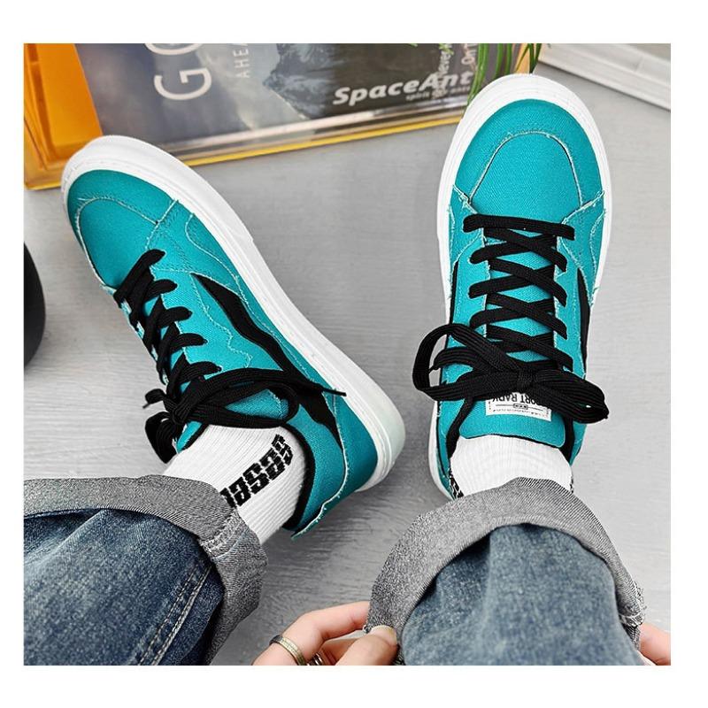 Men Low Top Breathable Soft Thick Bottom Trendy Versatile Sports Casual Sneakers