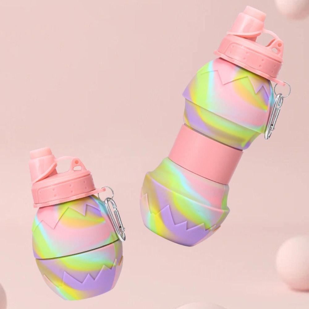 Silicone Silicone Folding Cups Large Capacity Portable Water Bottle Sport Water Bottle Children