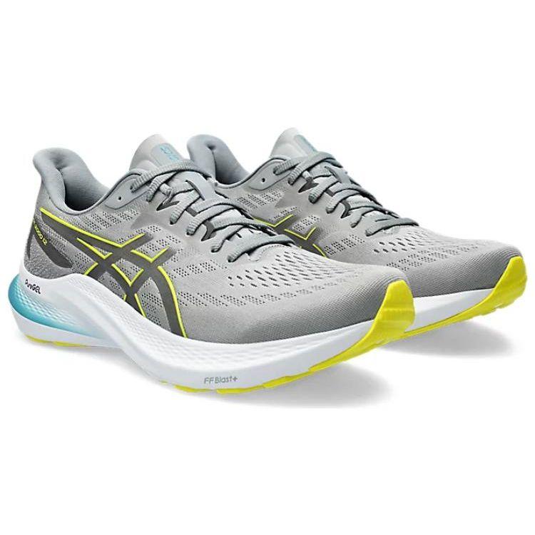 Asics GT 2000 12 Sheet Rock Ярко-желтые мужские кроссовки Серые 1011B691-021