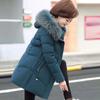 Winter Jacket Women Parkas Fur Collar Hooded Overcoat Femme Warm Thick Cotton Padded Parka Women Coat Outwear