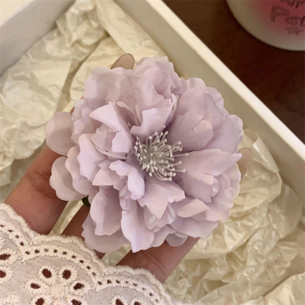 Korean Style Flower Hair Clip Bohemian Style Girl Hair Clip Simple Rose Hairpin Girl