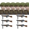 Военные солдаты Второй мировой войны Фигурки Строительные блоки Армия США 101-я воздушно-десантная дивизия Вьетнамская американская армия Медицинское Оружие Кубики Игрушки