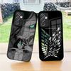 Аниме Комиксы Атака на Титанов Чехол для Телефона для S23 Samsung S24 S25 Ultra S22 S20 Fe S21 A54 A34 A24 A53 A16 A14 Стеклянная Крышка